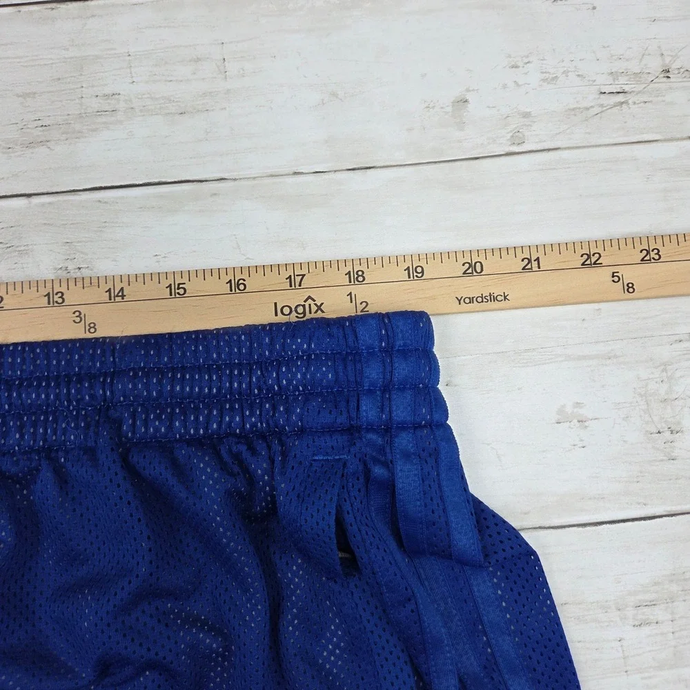 Adidas Basketball‎ Mesh Shorts Mens 2XL Royal Blue S92097 Striped Athletic Gym